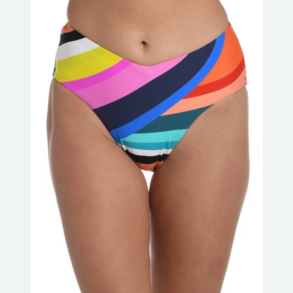 La Blanca Women’s Sunscape V-Front High Waist Bikini Bottoms